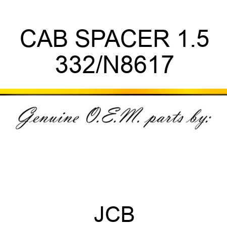 CAB SPACER 1.5 332/N8617