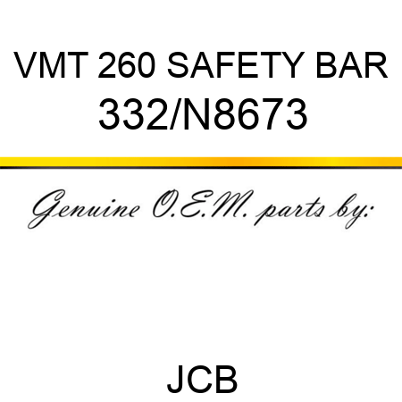 VMT 260 SAFETY BAR 332/N8673