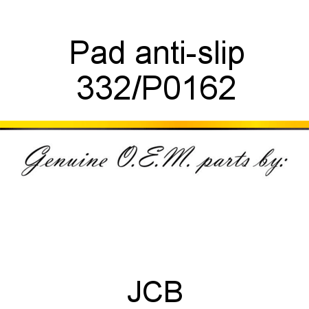 Pad, anti-slip 332/P0162