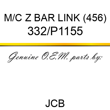 M/C Z BAR LINK (456) 332/P1155