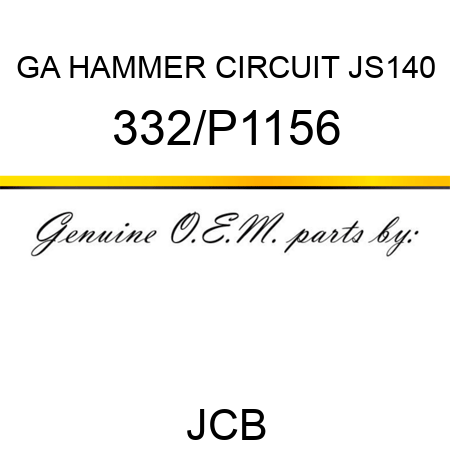 GA HAMMER CIRCUIT JS140 332/P1156