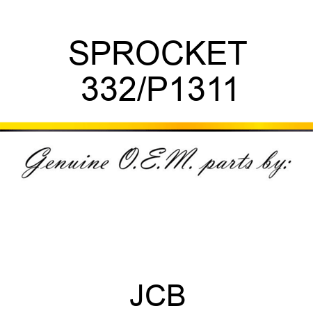 SPROCKET 332/P1311