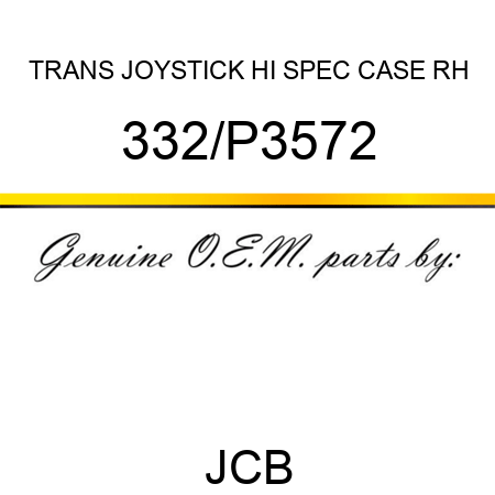 TRANS JOYSTICK HI SPEC CASE RH 332/P3572