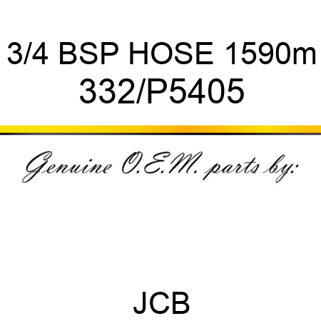 3/4 BSP HOSE 1590m 332/P5405