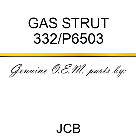 GAS STRUT 332/P6503