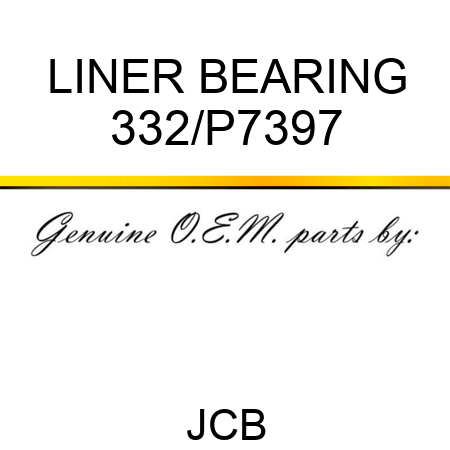 LINER BEARING 332/P7397