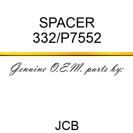 SPACER 332/P7552