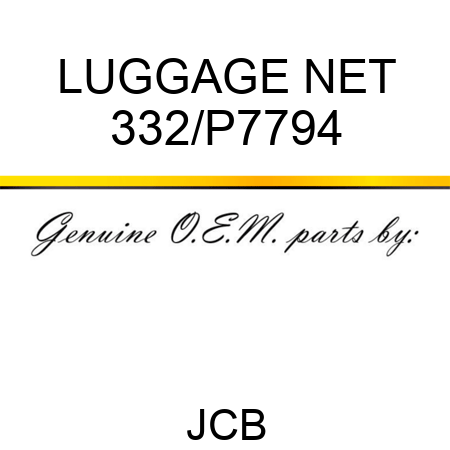 LUGGAGE NET 332/P7794