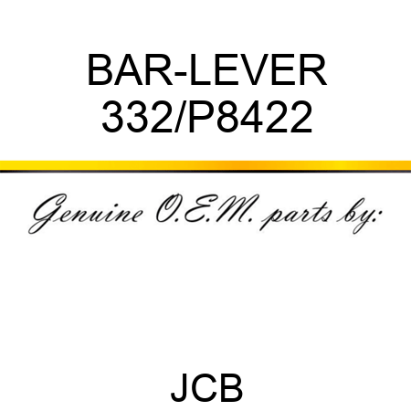 BAR-LEVER 332/P8422