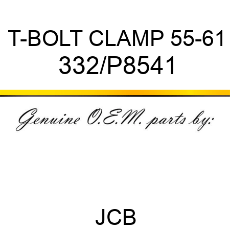 T-BOLT CLAMP 55-61 332/P8541