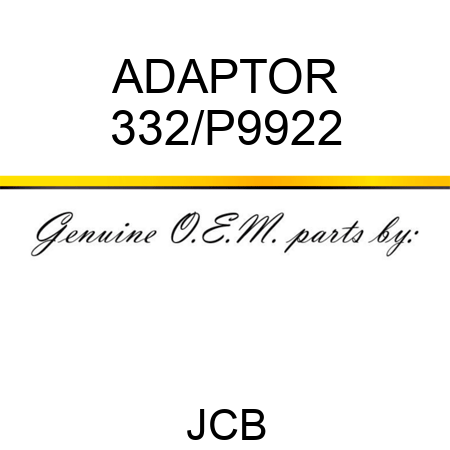 ADAPTOR 332/P9922
