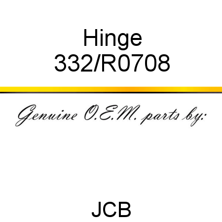 Hinge 332/R0708