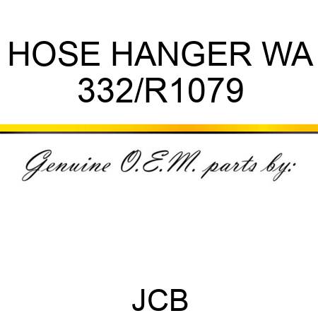 HOSE HANGER WA 332/R1079