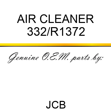 AIR CLEANER 332/R1372