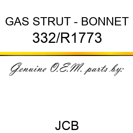 GAS STRUT - BONNET 332/R1773