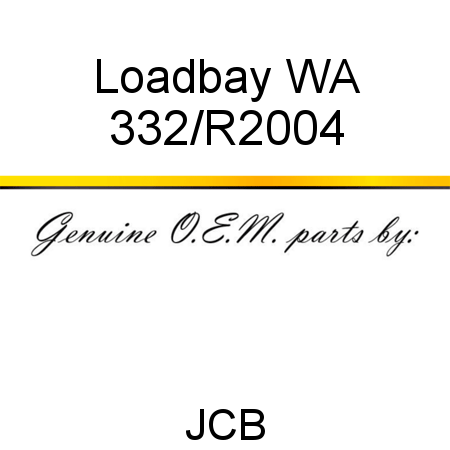 Loadbay, WA 332/R2004