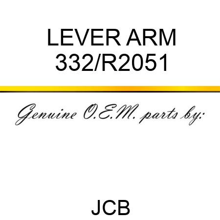 LEVER ARM 332/R2051