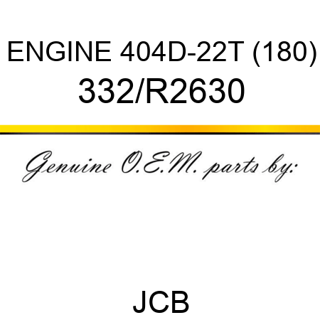 ENGINE 404D-22T (180) 332/R2630