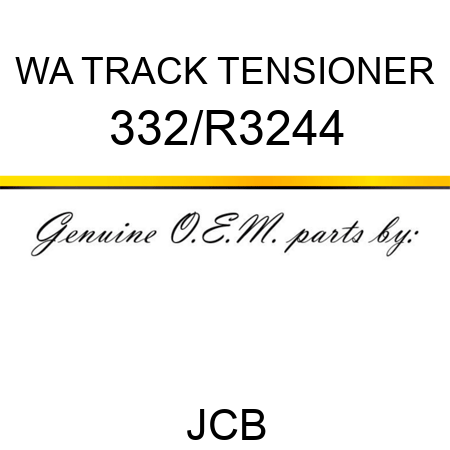 WA TRACK TENSIONER 332/R3244