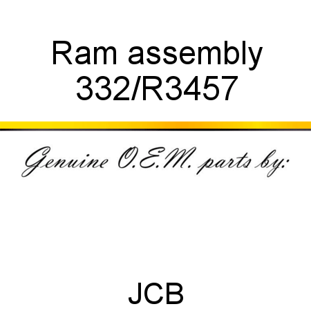 Ram, assembly 332/R3457