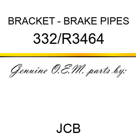 BRACKET - BRAKE PIPES 332/R3464