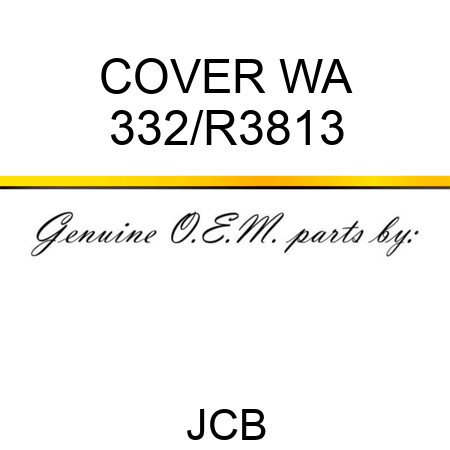 COVER WA 332/R3813