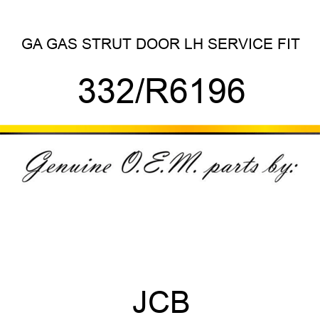 GA GAS STRUT DOOR LH SERVICE FIT 332/R6196