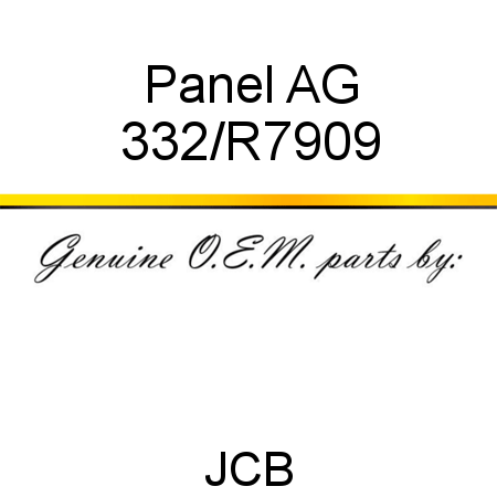 Panel, AG 332/R7909