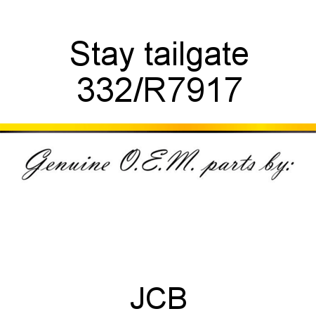 Stay, tailgate 332/R7917