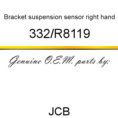 Bracket, suspension sensor, right hand 332/R8119