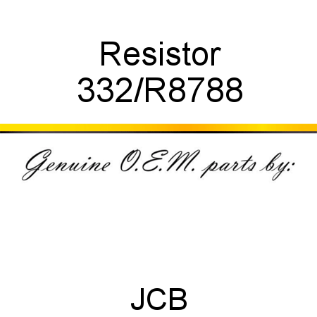Resistor 332/R8788