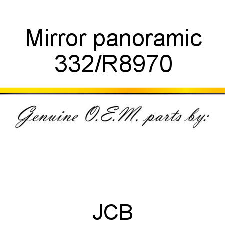 Mirror, panoramic 332/R8970