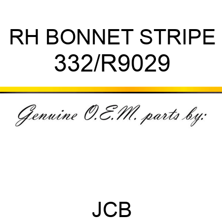RH BONNET STRIPE 332/R9029