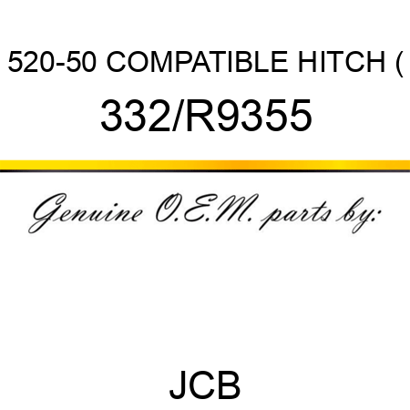 520-50 COMPATIBLE HITCH ( 332/R9355