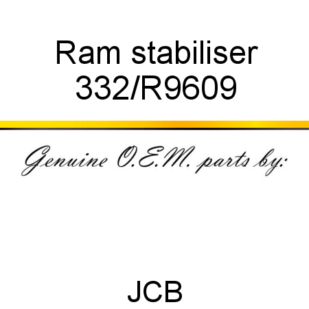 Ram, stabiliser 332/R9609