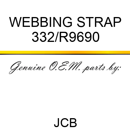 WEBBING STRAP 332/R9690