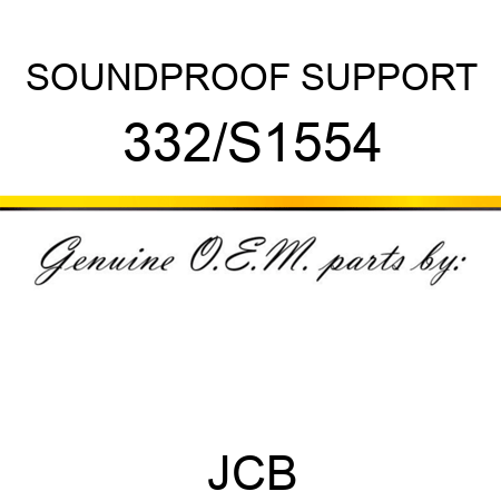 SOUNDPROOF SUPPORT 332/S1554