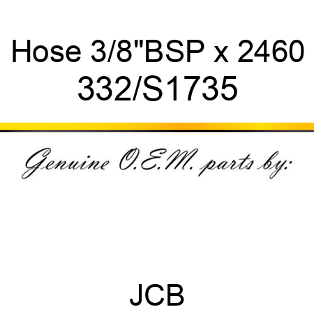 Hose, 3/8