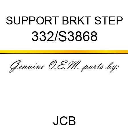 SUPPORT BRKT STEP 332/S3868