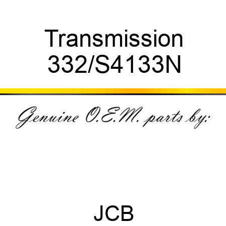 Transmission 332/S4133N