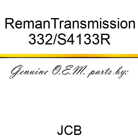 RemanTransmission 332/S4133R