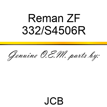 Reman ZF 332/S4506R