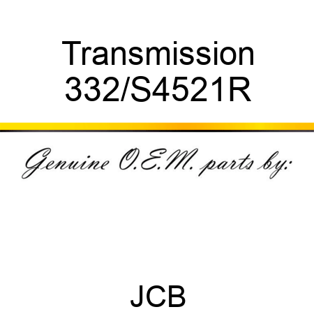 Transmission 332/S4521R