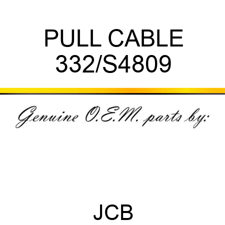 PULL CABLE 332/S4809