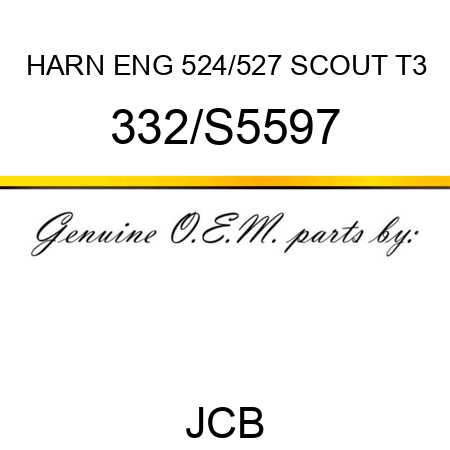 HARN ENG 524/527 SCOUT T3 332/S5597