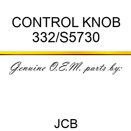 CONTROL KNOB 332/S5730