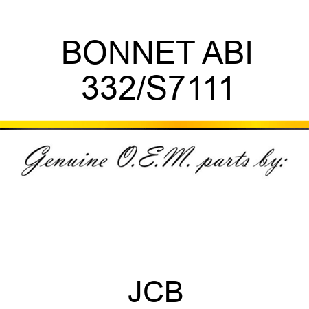 BONNET ABI 332/S7111