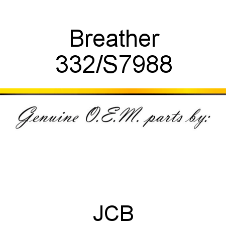 Breather 332/S7988