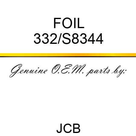 FOIL 332/S8344