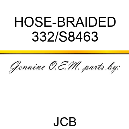 HOSE-BRAIDED 332/S8463